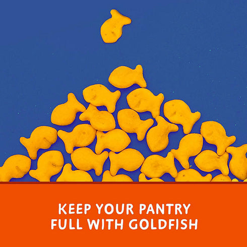 Premium Goldfish Cheddar Crackers, 1.25 oz., 36 Pack - Cheesy, Crunchy Fish-Shaped Crackers, Perfect for Snacking, Lunchboxes, or Parties, Convenient Single-Serve Packs